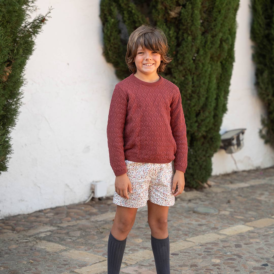 Jersey niño granate