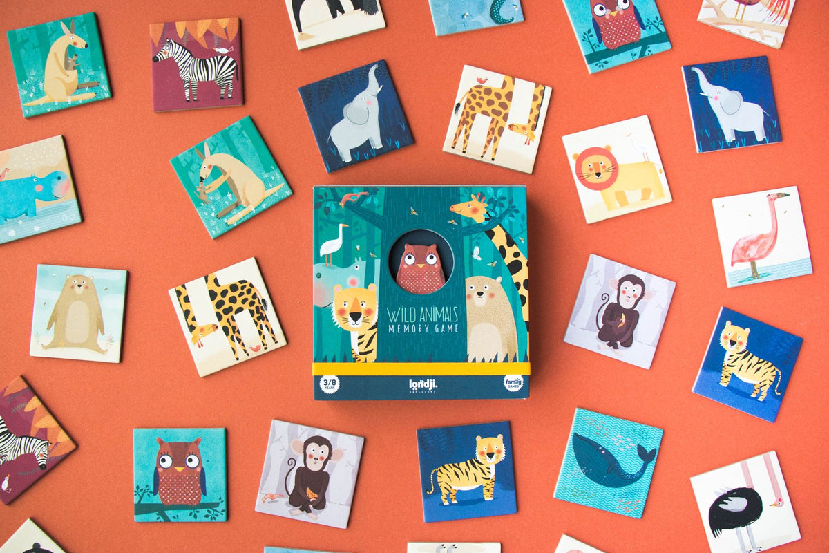 MEMORY GAME - WILD ANIMALS