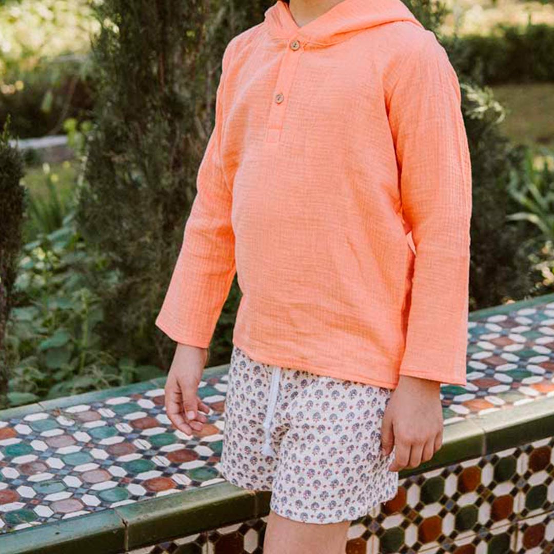 Polera con capucha Tangerine