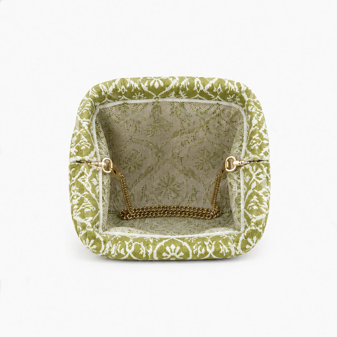 Bolso de mano Verde lima