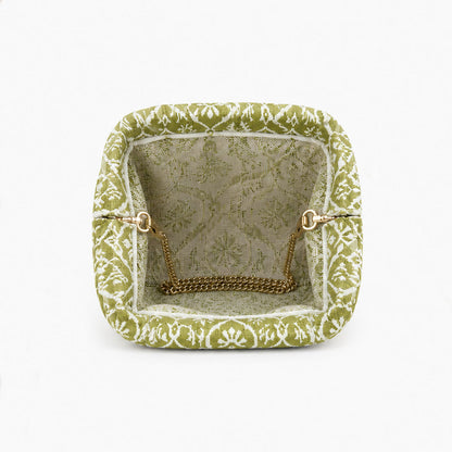 Bolso de mano Verde lima