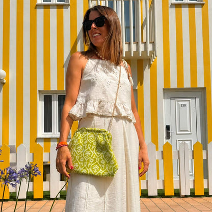 Bolso de mano Verde lima