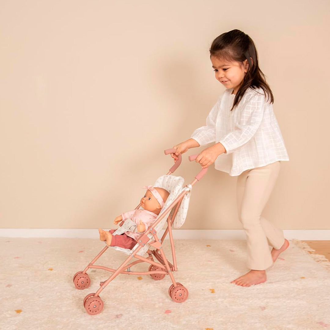 Carrito de muñeca plegable con bolsa a juego