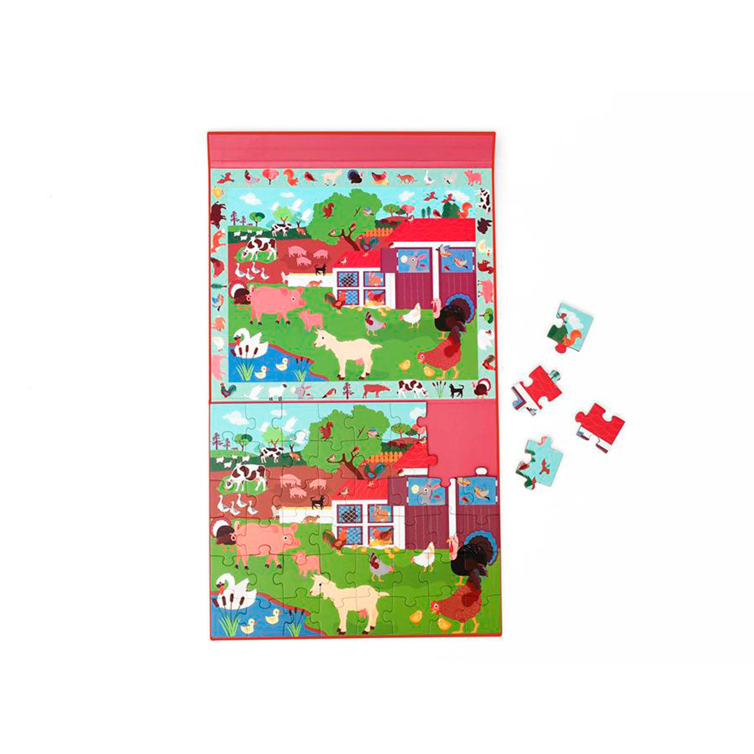 Puzzle magnético "Descubre la granja" 48P.