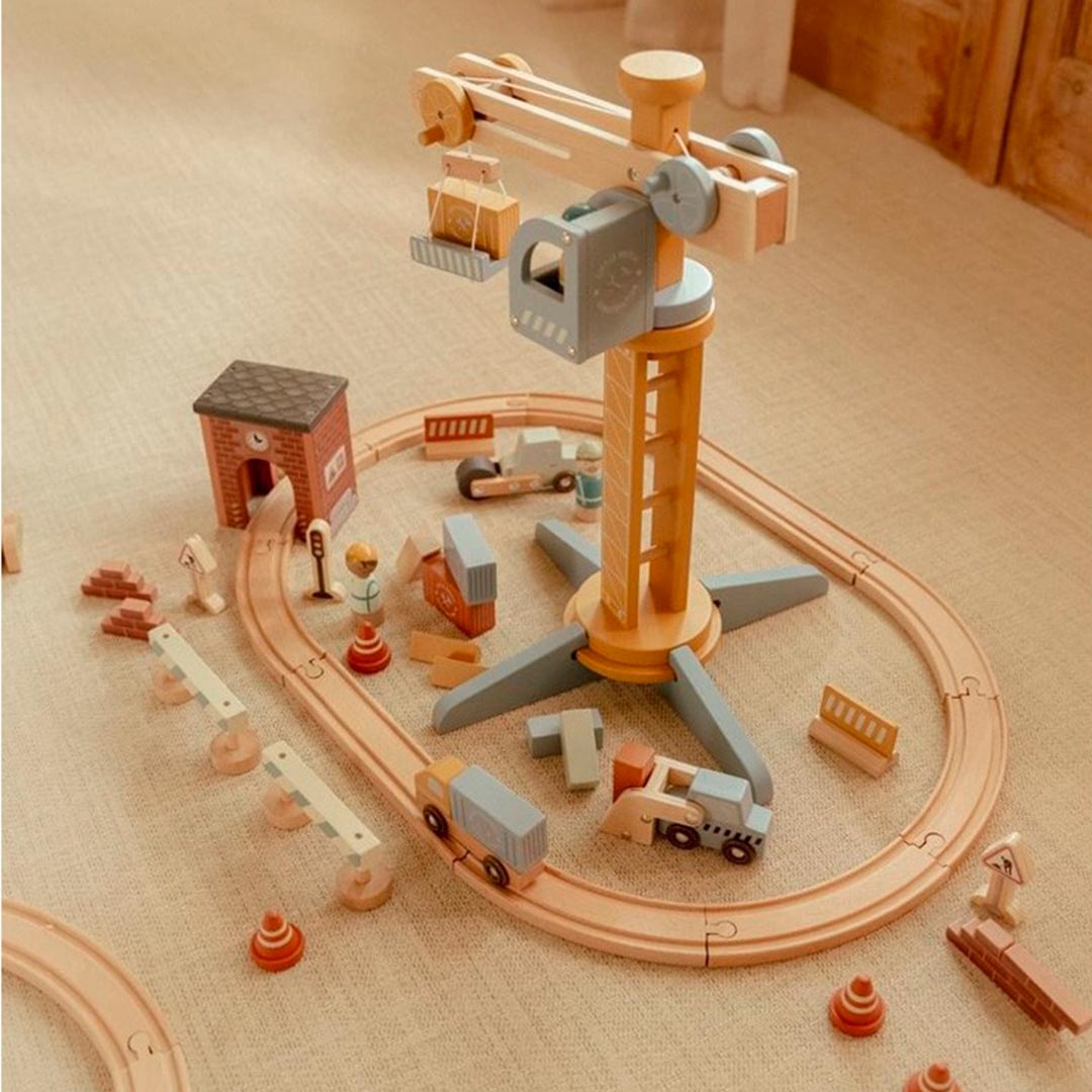 Set de Construcción con Grúa