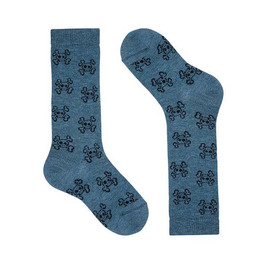 Calcetines altos básicos canalé Tejano Calaveras