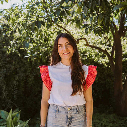 Camiseta mujer volantes Morfeo