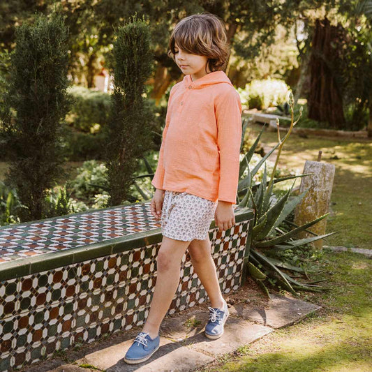 Polera con capucha Tangerine