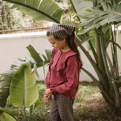 Camisa bambula granate