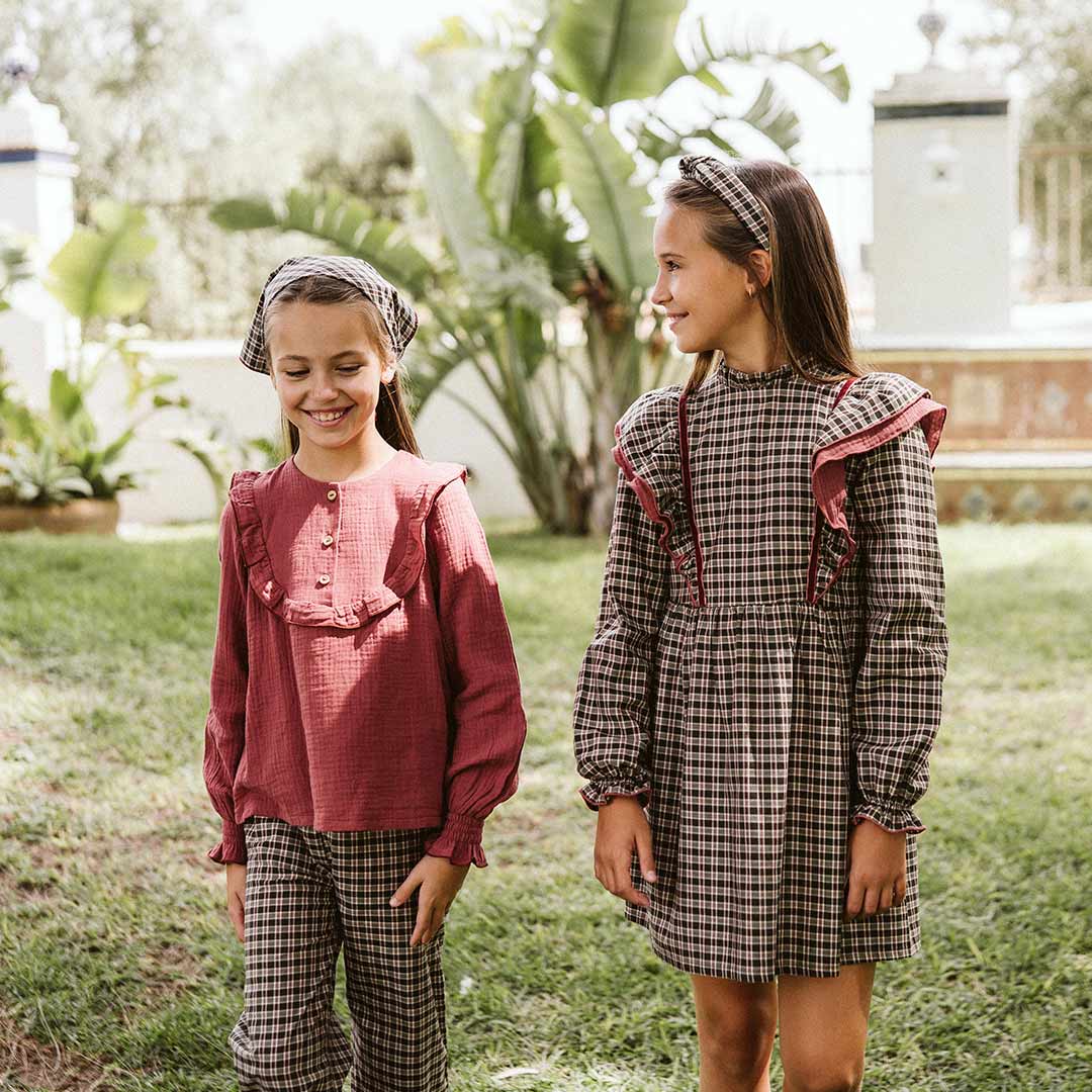 Camisa bambula granate
