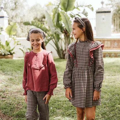 Camisa bambula granate