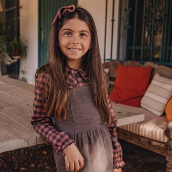 camisa niña cuello bobo