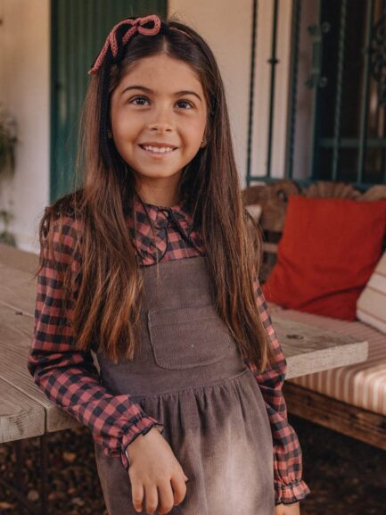 camisa niña cuello bobo