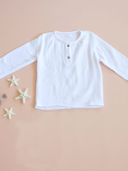 polera bambula blanca