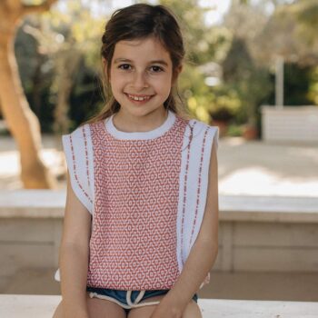 chaleco punto niña cotoli
