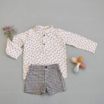 Pantalón Corto Vichy BN