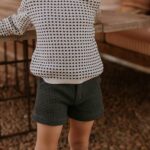 Pantalón Corto Waffle Gris Plomo