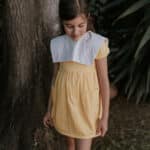 Vestido bambula vainilla