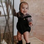 Ranita cubrepañal waffle negro