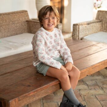 Pantalón corto pana verde - Imagen 3