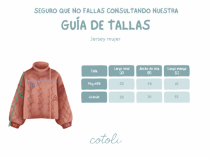Jersey mujer Rayuela 1 GUIA DE TALLAS AW2526 1 Jersey mujer Rayuela