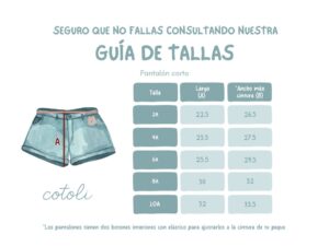 Pantalón corto Brilé 1 GUIA DE TALLAS AW2526 5 Pantalón corto Brilé