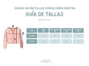 Rebeca mujer Guaraca 1 GUIA DE TALLAS AW2526 6 Rebeca mujer Guaraca