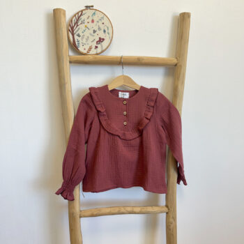 Camisa bambula granate