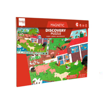 Puzzle magnético "Descubre la granja" 48P.