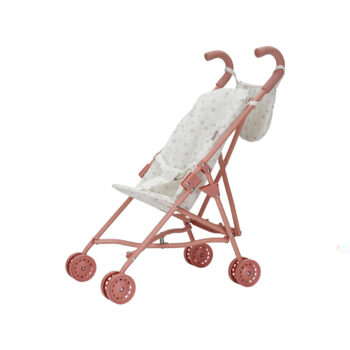 Carrito de muñeca plegable con bolsa a juego