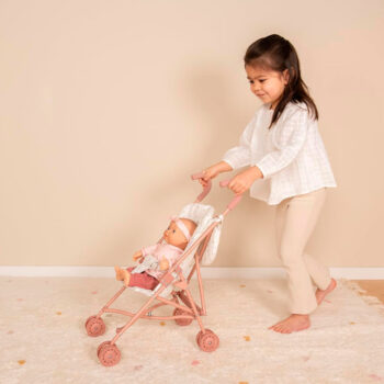 Carrito de muñeca plegable con bolsa a juego - Imagen 3