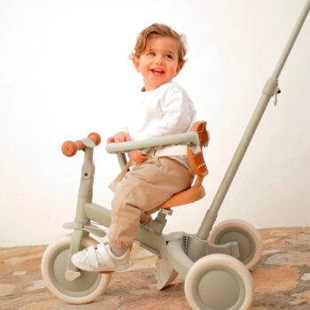 Triciclo 4 en 1 verde - Imagen 3