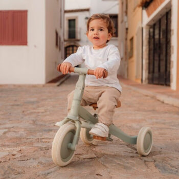 Triciclo 4 en 1 verde - Imagen 4