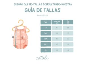 Ranita Quimera 1 GUIA DE TALLAS AW2526 13 Ranita Quimera