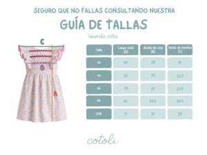 Vestido Quimera 1 GUIA DE TALLAS AW2526 4 Vestido Quimera