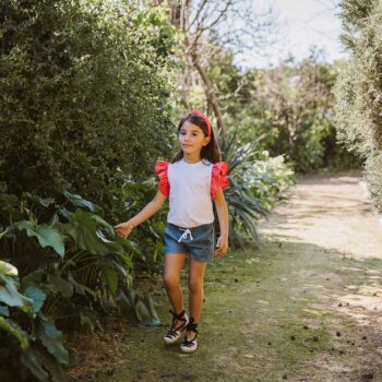 Camiseta niña volantes Morfeo - Imagen 2