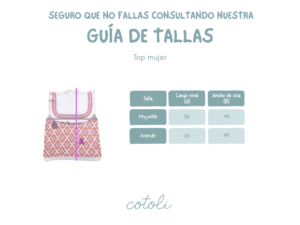 GUIA DE TALLAS AW2526 2 Top mujer Mafarky