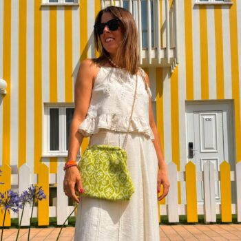 Bolso de mano Verde lima