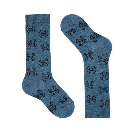 TEJANO CALAVERA Calcetines altos básicos canalé Tejano Calaveras - Imagen 1