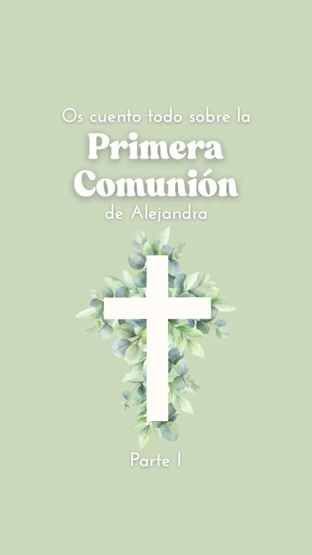 COMUNIÓN ALEJANDRA PARTE 1 🌾 
Lo bueno se hace esperar y por aquí hay muchas que esperabais esto como agua de mayo… 

#primeracomunion #detalles #decoracioncomunion